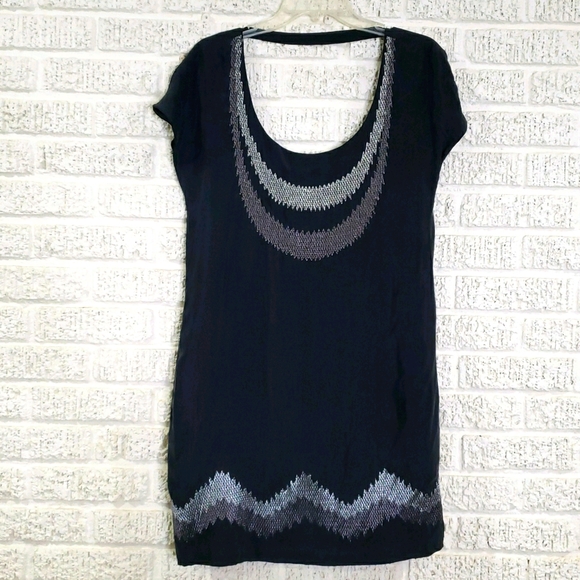 Club Monaco Embroidered Shift Dress - Picture 2 of 6